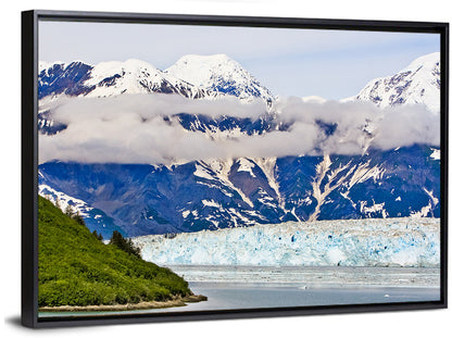 Hubbard Glacier and Snowcapped Peaks Wall Art