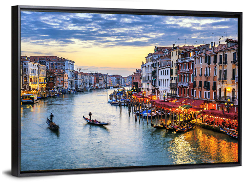 Venice Grand Canal at Twilight Wall Art
