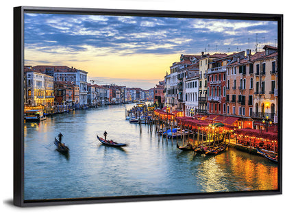 Venice Grand Canal at Twilight Wall Art