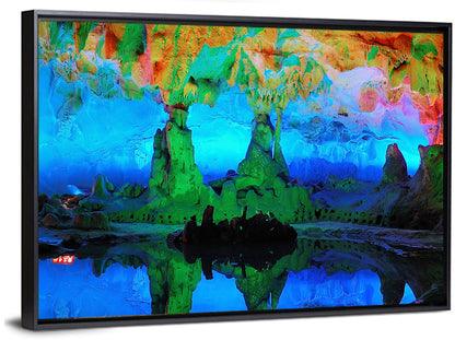 Guilin Led Lit Cave Reflection Wall Art