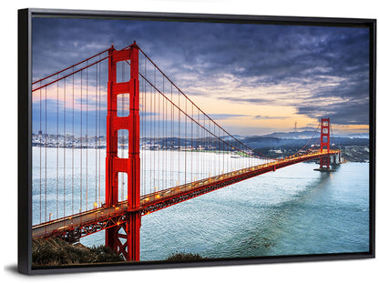 Golden Gate Bridge at Dusk Wall Art