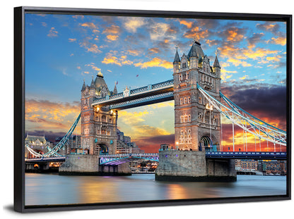 Tower Bridge at Sunset Wall Art