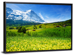 Alps Floral Field Wall Art