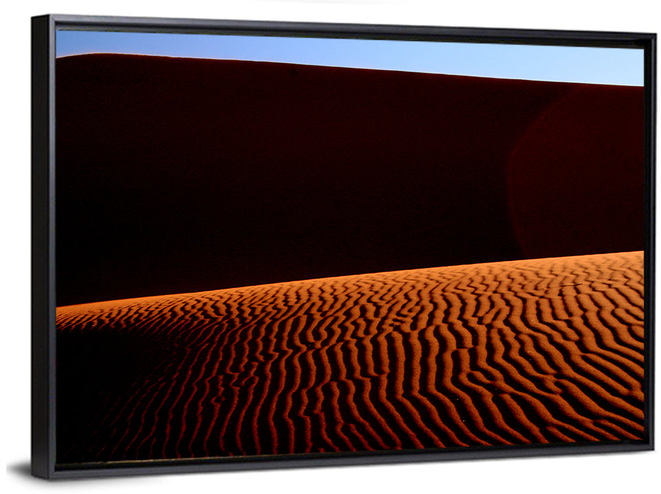 Golden Hour Sand Dunes Wall Art