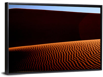 Golden Hour Sand Dunes Wall Art