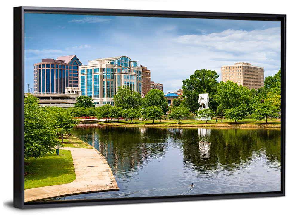 Big Spring Park Skyline, Huntsville Wall Art