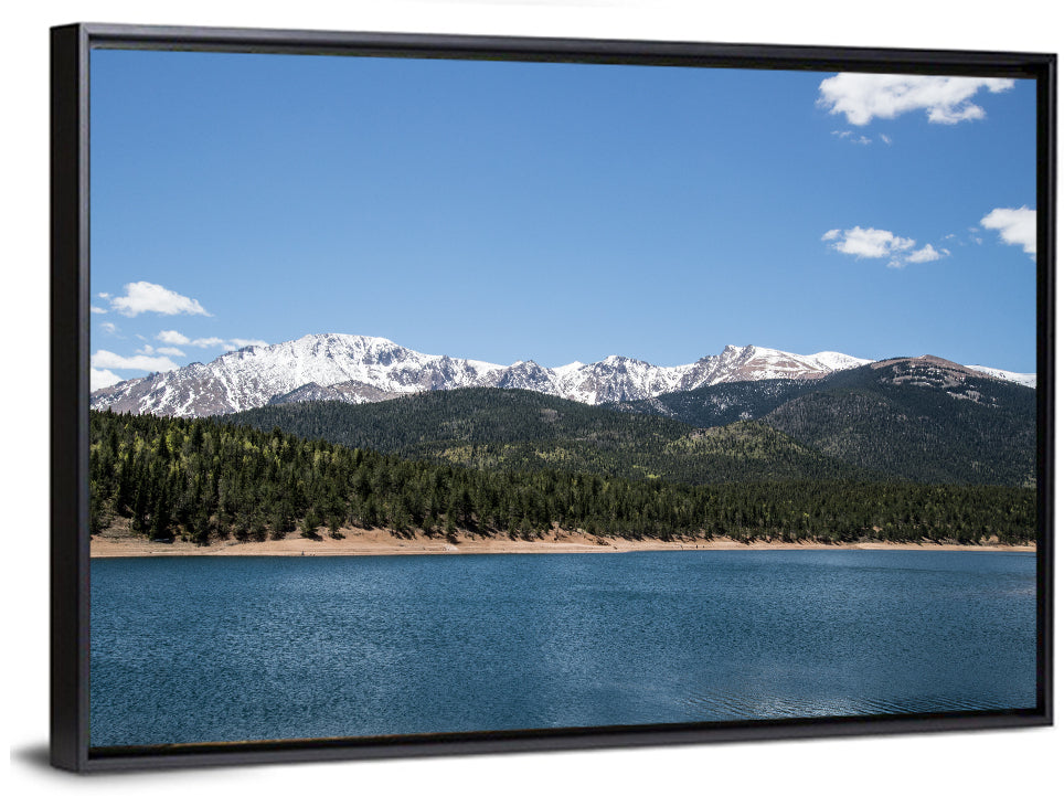 Pikes Peak from Crystal Lake Wall Art