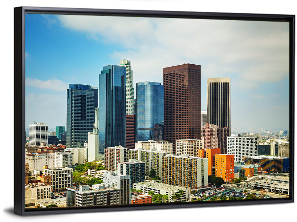 Downtown Los Angeles Skyline Cityscape Wall Art