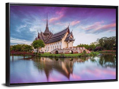 Sanphet Prasat Palace at Dusk Wall Art
