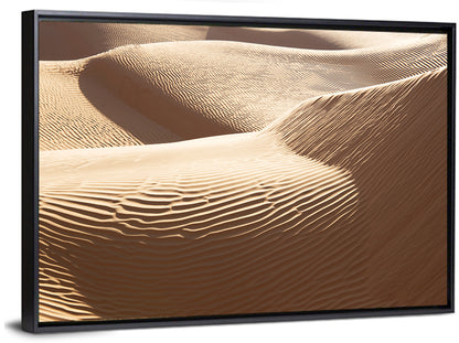 Sahara Sand Dunes Close-up Wall Art