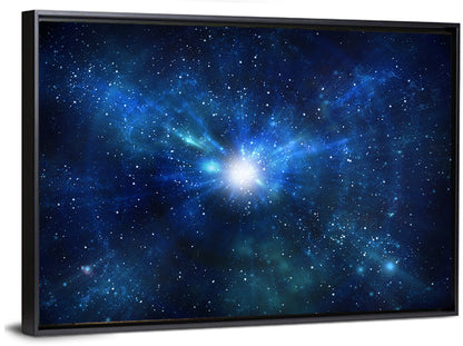 Lightspeed Galaxy Burst Wall Art