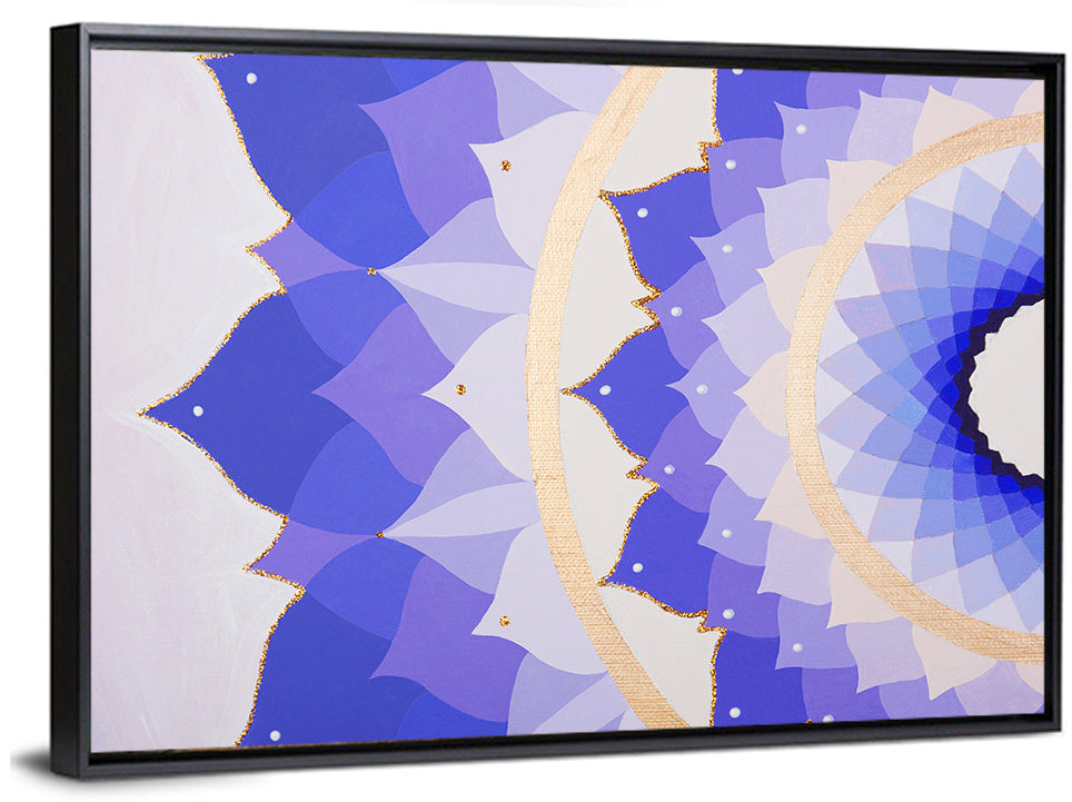 Sahasrara Chakra Lotus Mandala Wall Art