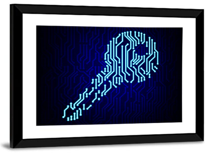 Digital Key Concept Wall Art