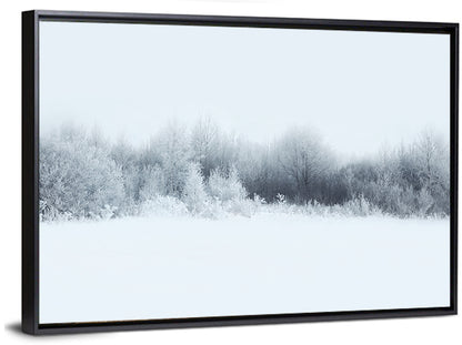 Frosted Winter Forest Wall Art