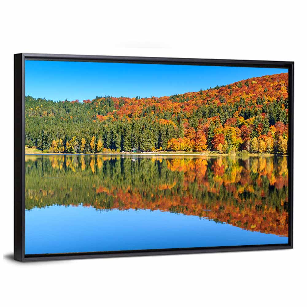 St Ana Lake Autumn Reflection Wall Art