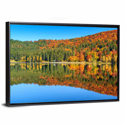 St Ana Lake Autumn Reflection Wall Art