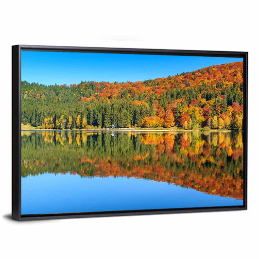 St Ana Lake Autumn Reflection Wall Art