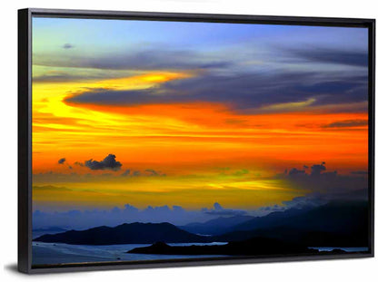 Tranquil Ocean Dusk Wall Art