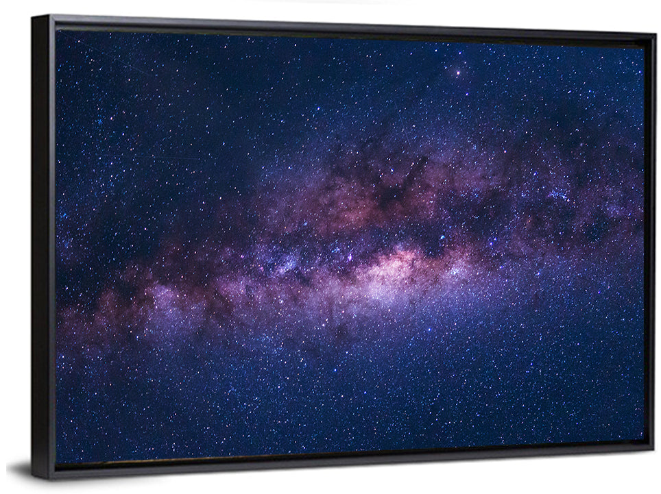 Violet Blue Milky Way Galaxy Wall Art