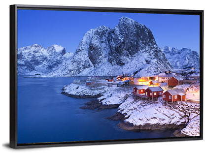 Lofoten in Winter Wall Art