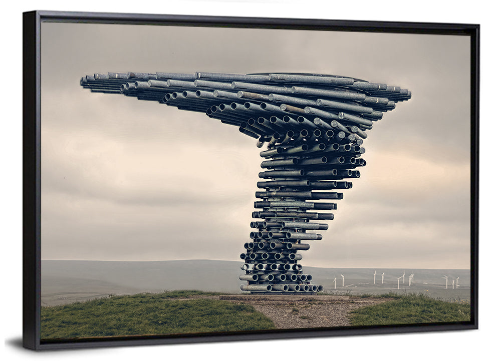 Singing Ringing Tree on Grassy Hill Wall Art