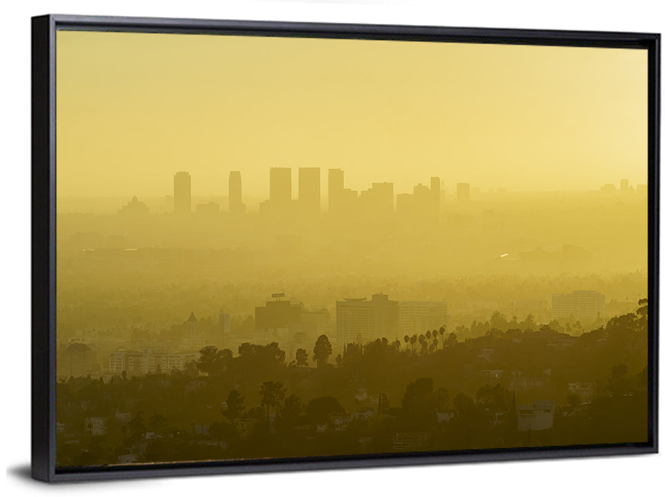 Westwood Los Angeles in Golden Haze Wall Art