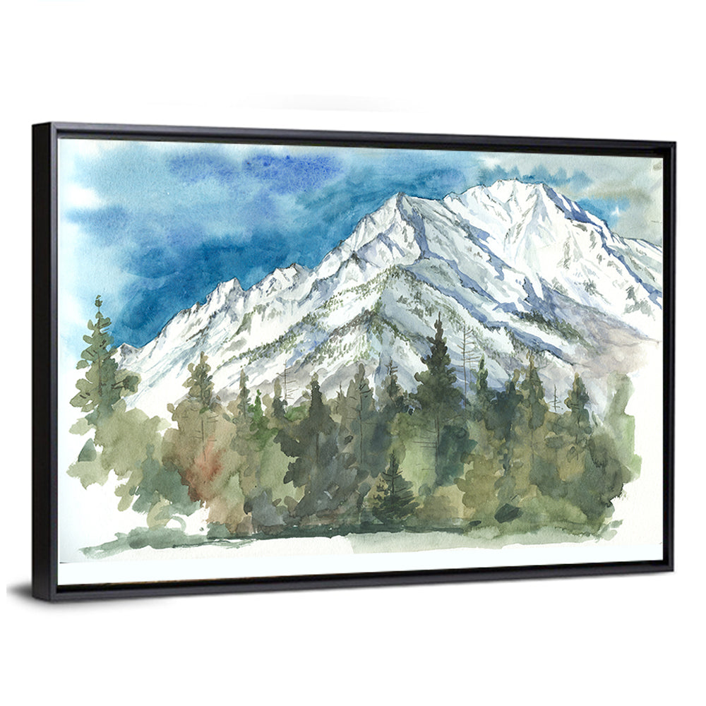 Snowy Mountains Wall Art