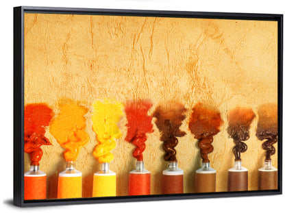 Impasto Paint Tubes Wall Art