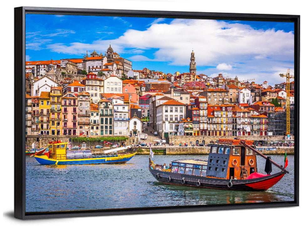 Porto Old Town Douro Riverfront Wall Art