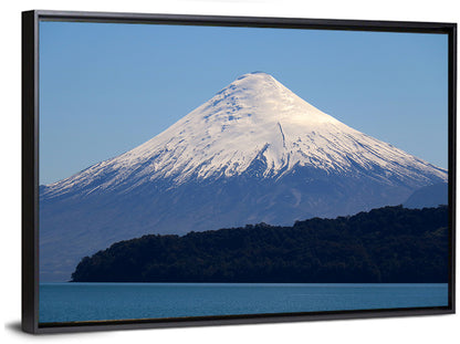 Snow-capped Osorno Volcano Over Lake Wall Art