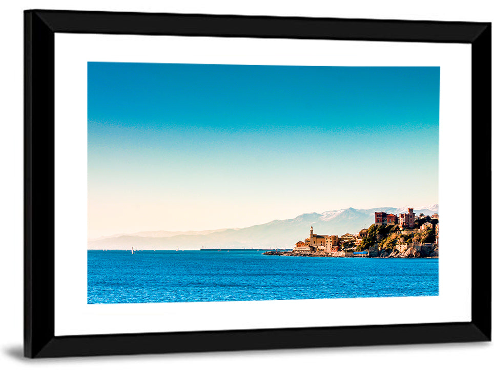 Genoa Coastal Seascape Wall Art