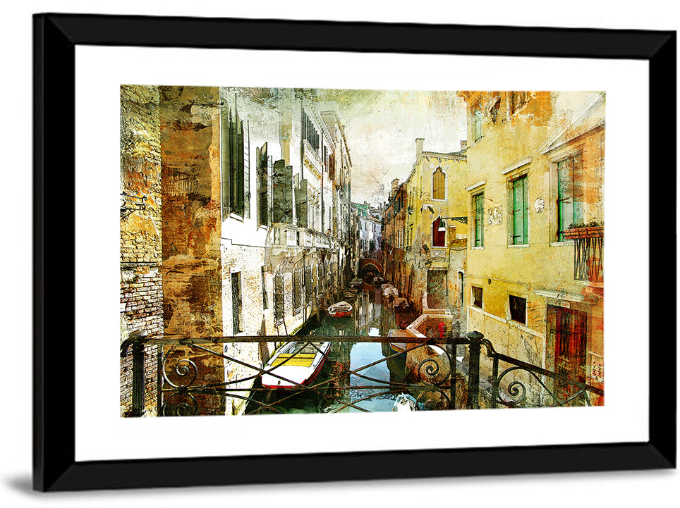 Venice Canal View Wall Art