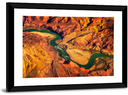 Aerial Colorado River Canyon Wall Art