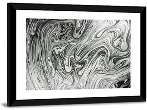 Sticky Liquid Abstract Pattern Wall Art