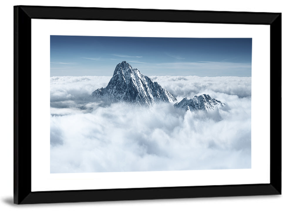 Peaks Above Clouds Wall Art