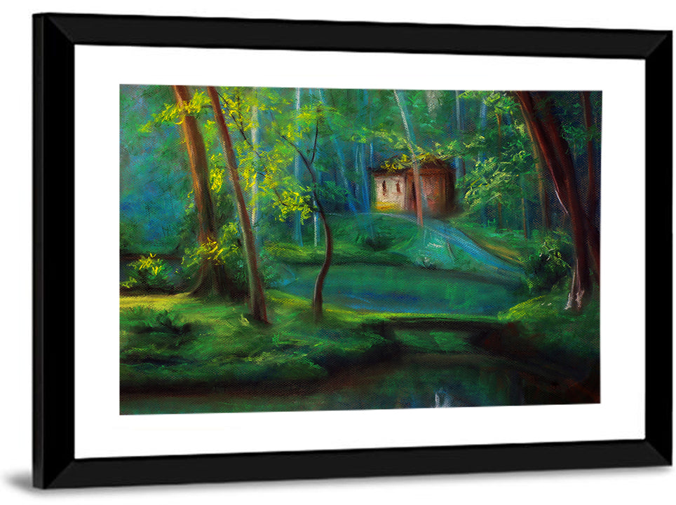 Woodland Fairy Cottage Wall Art