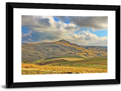 Shamakhi Valley Harvest Fields Wall Art