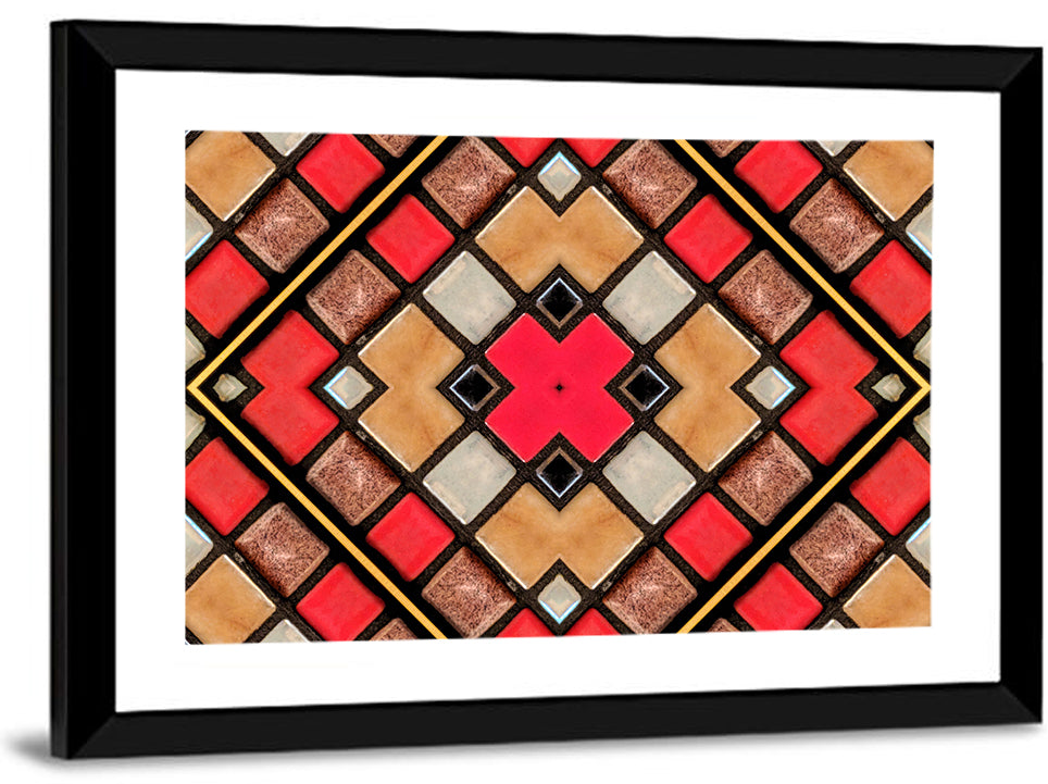 Connected Blocks Wall Art