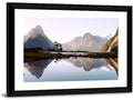 Mitre Peak Reflection at Milford Sound Wall Art
