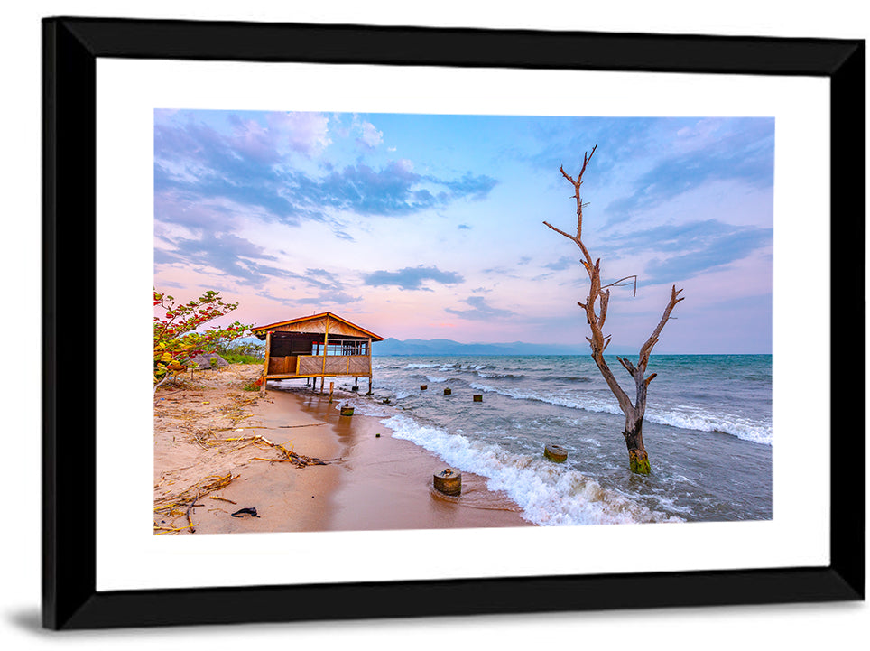 Tanganyika Shoreline at Dusk Wall Art
