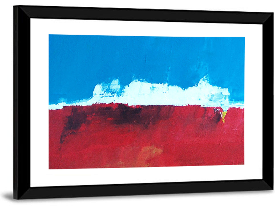 Ocean Horizon Abstract Wall Art