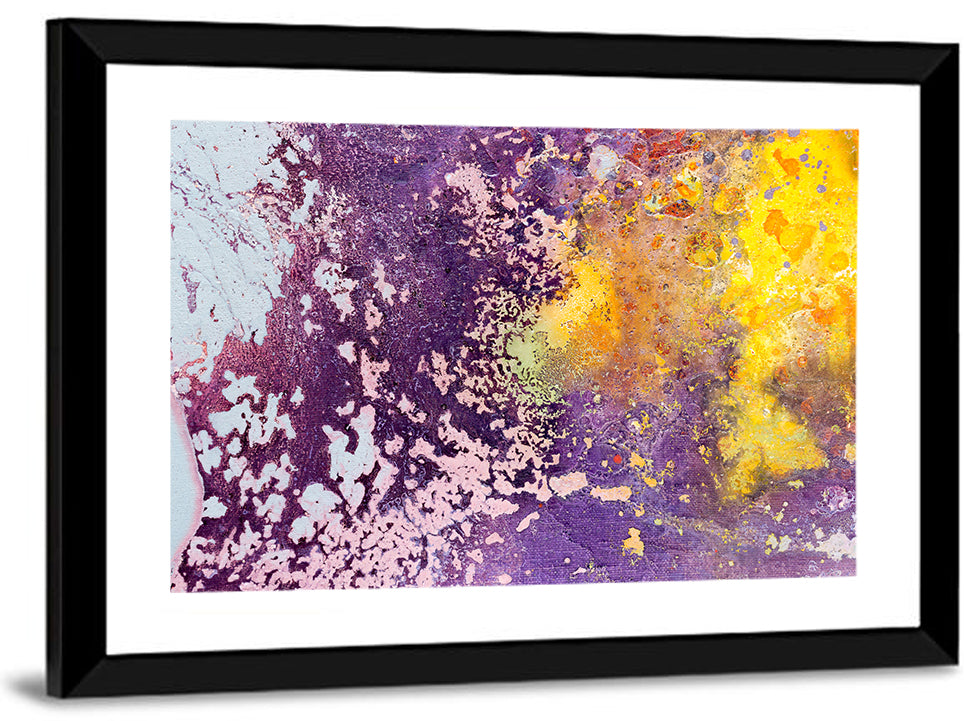 Colors Fusion Abstract Wall Art