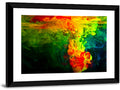 Dynamic Ink Plumes Abstract Wall Art
