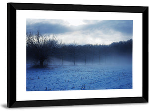 Snowy Italian Countryside Wall Art