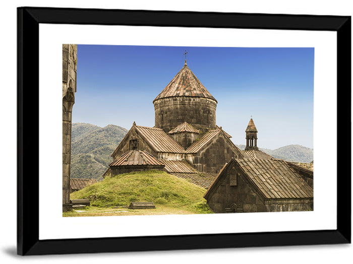 Haghartsin Monastery Stone Dome Wall Art as a framed print