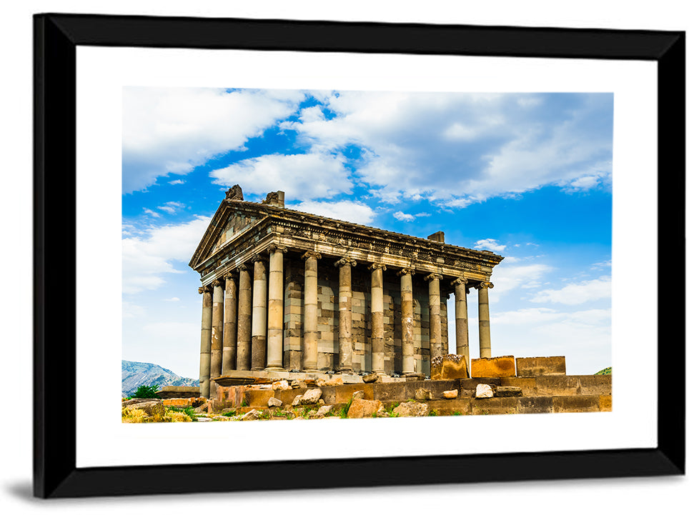 Temple of Garni Vintage Landscape Wall Art