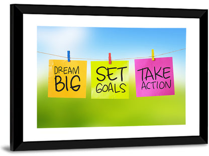 Dream Big Sticky Note Trio Wall Art
