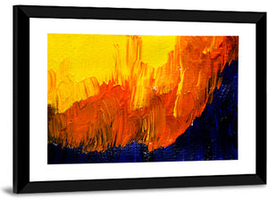 Mountain Ridge Abstract Wall Art