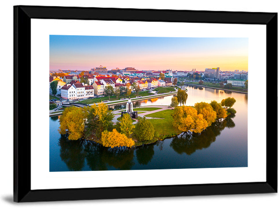 Minsk Island of Tears Golden Dusk Wall Art