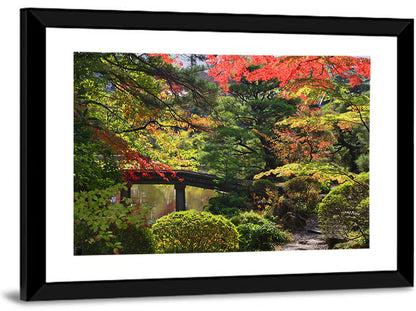 Rinoji Temple Autumn Garden Wall Art
